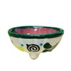 Set of 4 Multicolor Medium Molcajete Barro - Mexican Kitchen