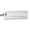Komonee Work Tools Ruler Metal Keychains Labourer Apparatus Key Rings