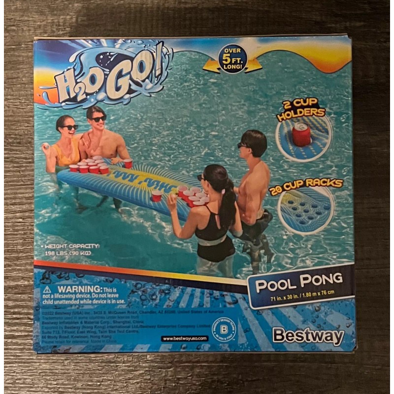 Bestway NEW! H2O Go From Bestway Pool Pong Board 5ft