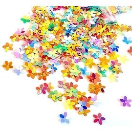 Angel Malone 10g/ +400pcs Quality Metallic Flower Disk Sequins (Colourful Metallic)