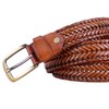Enseed Mesh Belt, Braided All Leather, Leather, Braid, Width 1.3