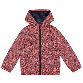 SUNDAY ROSE Boys Girls Rain Jackets Lightweight Waterproof Hooded Raincoats Windbreakers for Kids Orange Pink Leopard Print Size 10