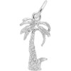 Rembrandt Tropical Palm Tree Charm - Metal - Sterling Silver
