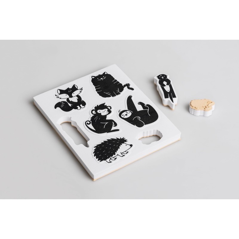 HEYDA Foam Rubber Stamp "Animals" 10-55 mm