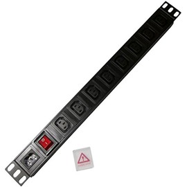 8 Way IEC C13 PDU 19 Inch Rack Mount PDU IEC C14 INPUT 1U