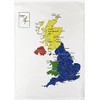 Half a Donkey Colourful Map of the British Isles and