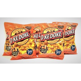 10 Pack JAY'S O'KE DOKE Cheese Flavored Popcorn A Chicago Original 10 Pack .625 oz bags