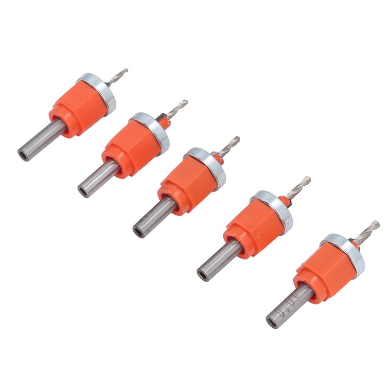 5 Pcs Countersink Drill Bit Set 2.8 3 3.2 3.5