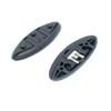 Grekywin Boat Folding Cleat 2Pcs Set - 13cm Flip up