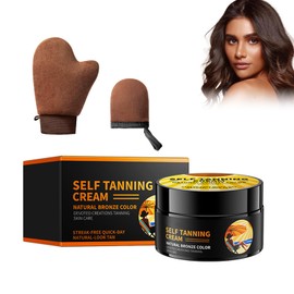 Self Tanning for the Body with Instant 100 g, Nourishing and Moisturised Bronze, for an Even Soft Tanning Effect without Streaking, for a Pleasant Skin Feeling, Foundation