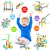 WishaLife 250 Pieces STEM Building Blocks Set, Kids Tube Locks