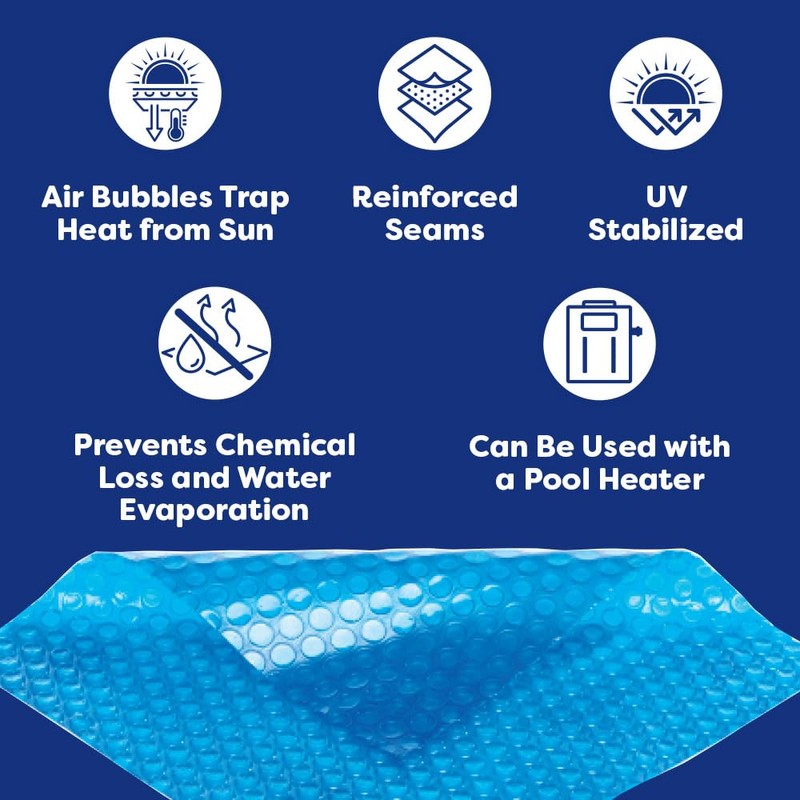 In The Swim 16' Standard Blue Round Solar Pool Cover