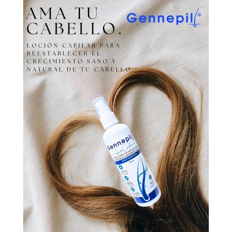 Loción Anticaída Y Crecimiento Capilar Gennepil 125ml