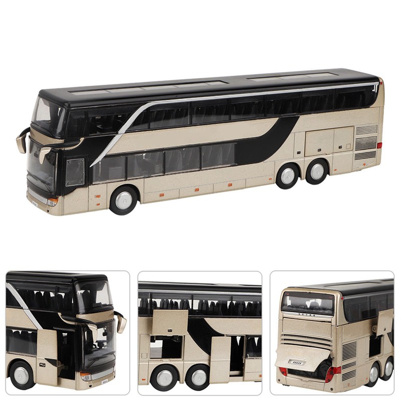 Electric 1:32 Alloy Doubledecker Bus Model Toy with Light Music
