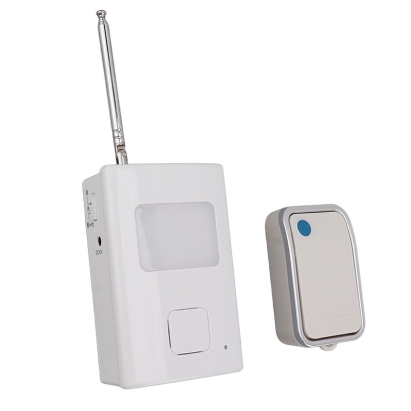 Wireless Doorbell with 1 Transmitter and 1 Receiver Flash LED
