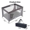 Pamo Babe Portable Crib Baby Playpen with Mattress and Carry