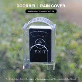 Waterproof Doorbell Push Button Cover for Outside,Doorbell Rain Cover Shield Hood - Weather Resistance,for Garage Door Opener Switch,Wireless Doorbell Chime