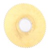 Circular Saw Blade 72 Teeth Ti Plated High Speed Steel