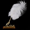 EBTOYS Wedding Feather Signing Pen with Love Sign Pen Stand