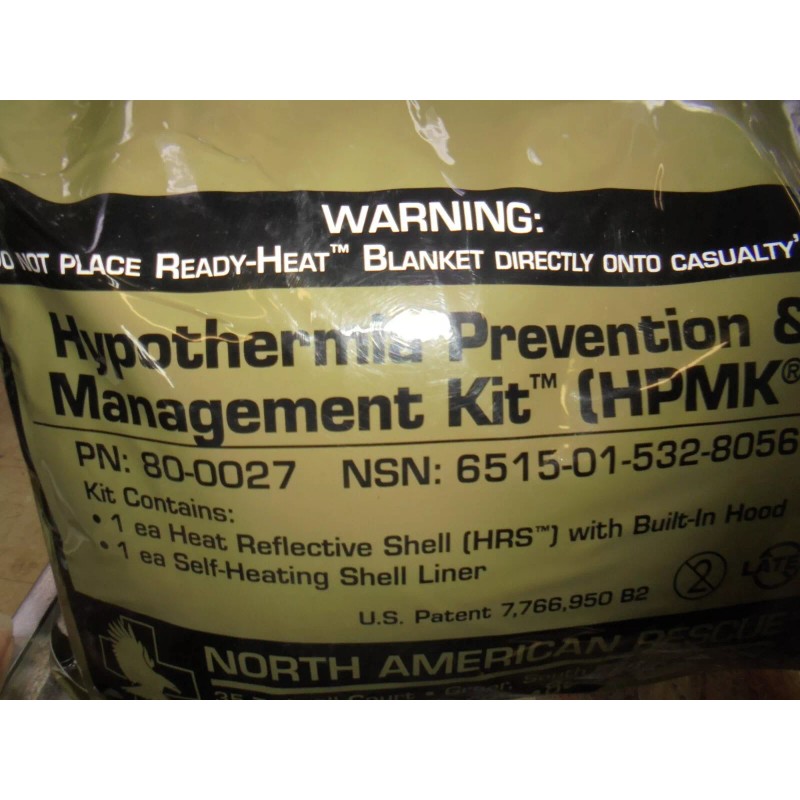 HYPOTHERMIA PREVENTION & MANAGEMENT KIT (HPMK , NORTH AMERICAN RESCUE)