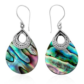 Shop LC Abalone Shell 925 Sterling Silver Dangle Drop Earrings Jewelry Birthday Gifts for Women Birthday Gifts