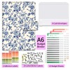 ALKKDPS Budget Binder with Cash Zipper Envelopes, Cute A6 Money