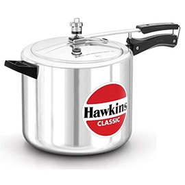 Hawkins Classic Aluminum 10.0 Litre Pressure Cooker