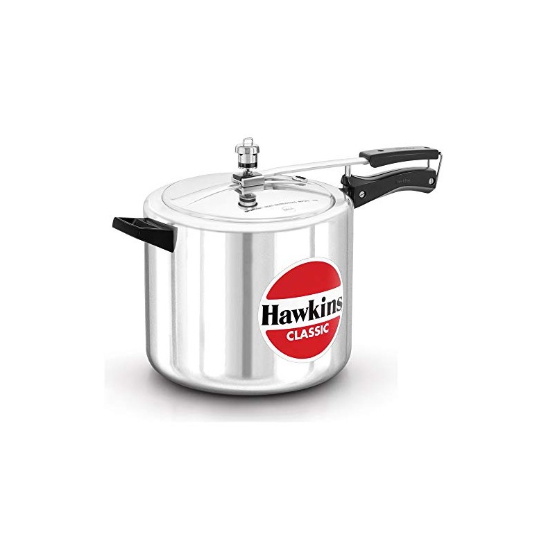 Hawkins Classic Aluminum 10.0 Litre Pressure Cooker