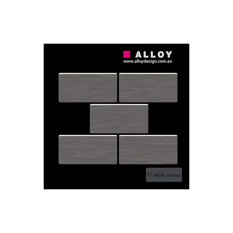 Mosaic Pattern S-House-Ti-SB Collection House Titanium Smoke Brushed