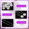 Favengo Pack of 36 Hair Pins Beads Wedding Hair Clips
