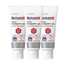 Sunstar Butler Dental Care Paste, 2.5 oz (70 g) x 3 Bottles, Dental Clinic
