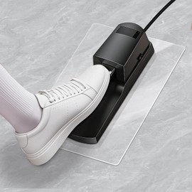 Non-Slip Piano Sustain Pedal Mat – Premium Clear Keyboard Sustain Foot Pedal Support Pad for Enhanced Stability, Carpet & Hardwood Floor Protection (10" x 7.5", 1 PC)