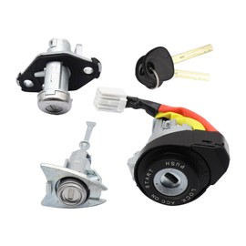 Prefer Warehouse Ignition Switch Door Lock Cylinder with 2 Keys Compatible with Hyundai Sonata 2009-2014 Replaces 81970-3SA00 81250-3SA00 (6Pins)