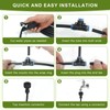 Automatic Drip Irrigation Kit - 50FT with Tool-Free Quick Connectors,