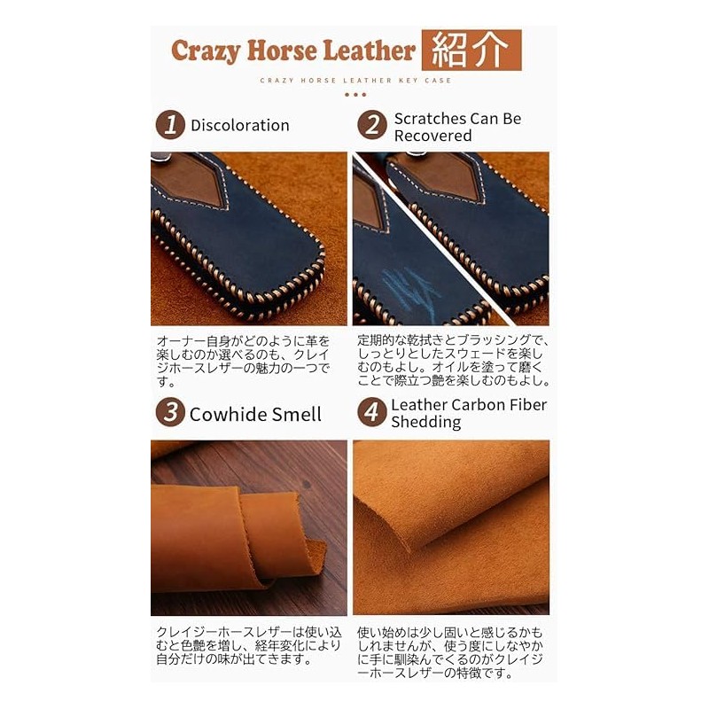 [TECART] Mazda Dedicated Key Ring Key Case, Key Bag, Key