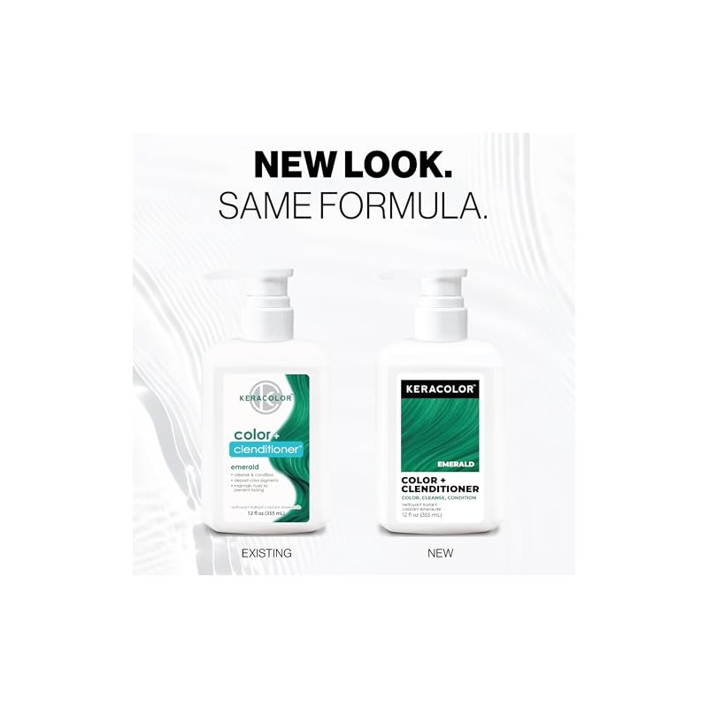 KeraColor COLOR + CONDITIONER CLENDITIONER EMERALD 12OZ