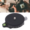 Camera Panoramic Panning Base with Level 60MM Aluminum Alloy CNC