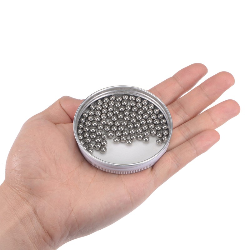 sourcing map 5mm Bearing Balls 304 Stainless Steel G100 Precision