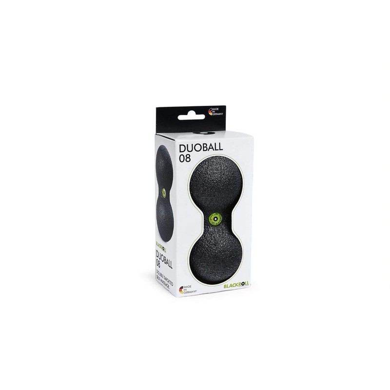 DUO BALL 8 Black Roll Stretch Ball, Made in Germany,