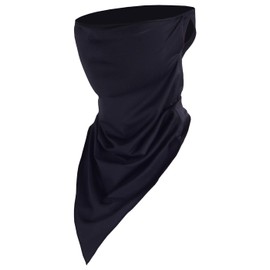 CoolChange Multifunctional scarf, tube scarf, ninja mask, balaclava, washable at 60 °C, colour: black
