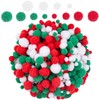 BQTQ 2100 Pieces Christmas Pom Pom Mini Fluffy Pom Pom