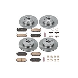 Power Stop KOE718 Autospecialty Front and Rear Replacement Brake Kit-OE Brake Rotors & Ceramic Brake Pads For Mazda Miata 1990-1993 [Model Specific]