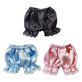 niannyyhouse 15cm 20cm Plush Doll Clothes Shorts Lace Bottoms Dolls Dressup (A2-15cm)