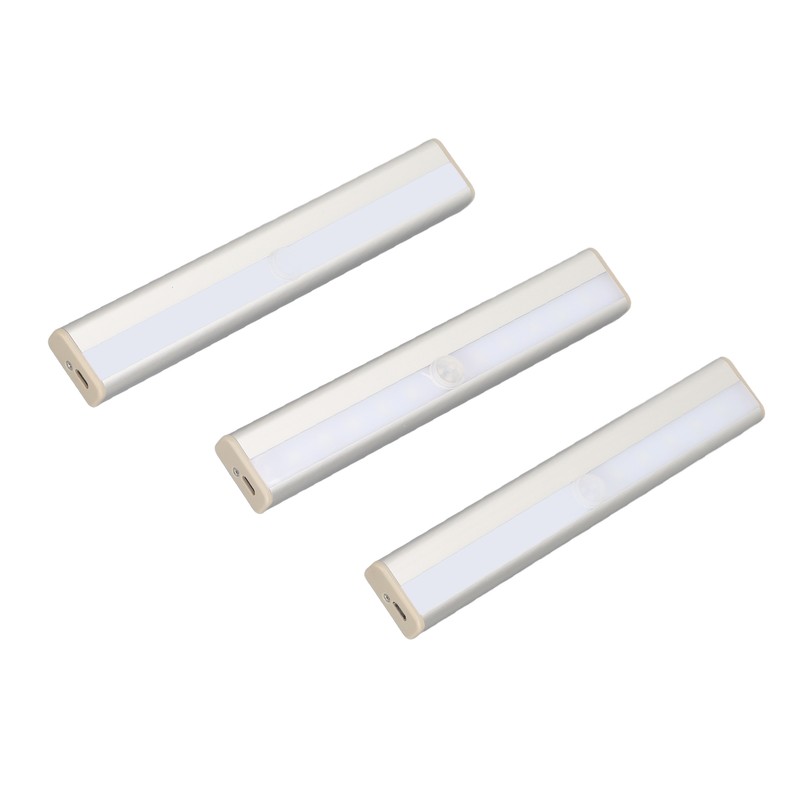 3Pcs Wireless Motion Sensor LED Lights Automatic On and Off