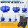 6PCS PVC Pipe Reamer Kit - SCH40 Aluminum Deburring Tool