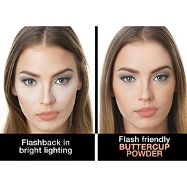 Sacha BUTTERCUP Rosé Mini Setting Powder. No Ashy Flashback. Blurs Fine Lines and Pores. Loose, Translucent Face Powder to Set Makeup Foundation or Concealer. For All Skin Tones, 0.35 oz.