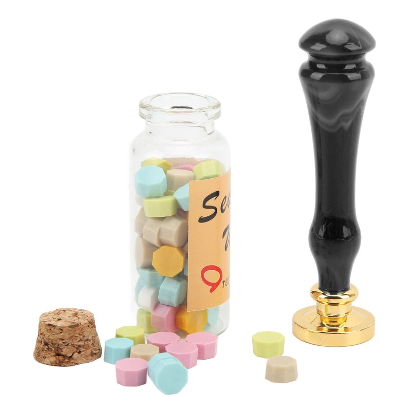 Wax Sealing Stamp Set Clear Pattern Anti Rust Exquisite Packaging