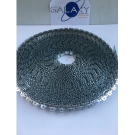 Flex-Grip, Curve Ease- 260ft Flexible Heavy Metal Tack Strip 3 Prongs Upholstery(65 F x4 Rolls). UPC902011