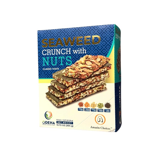 1 Pack - Seaweed Crunch with Nuts - Rong Bien
