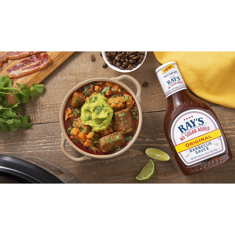 Sweet Baby Ray’s No Sugar Added Original Barbecue Sauce (18.5